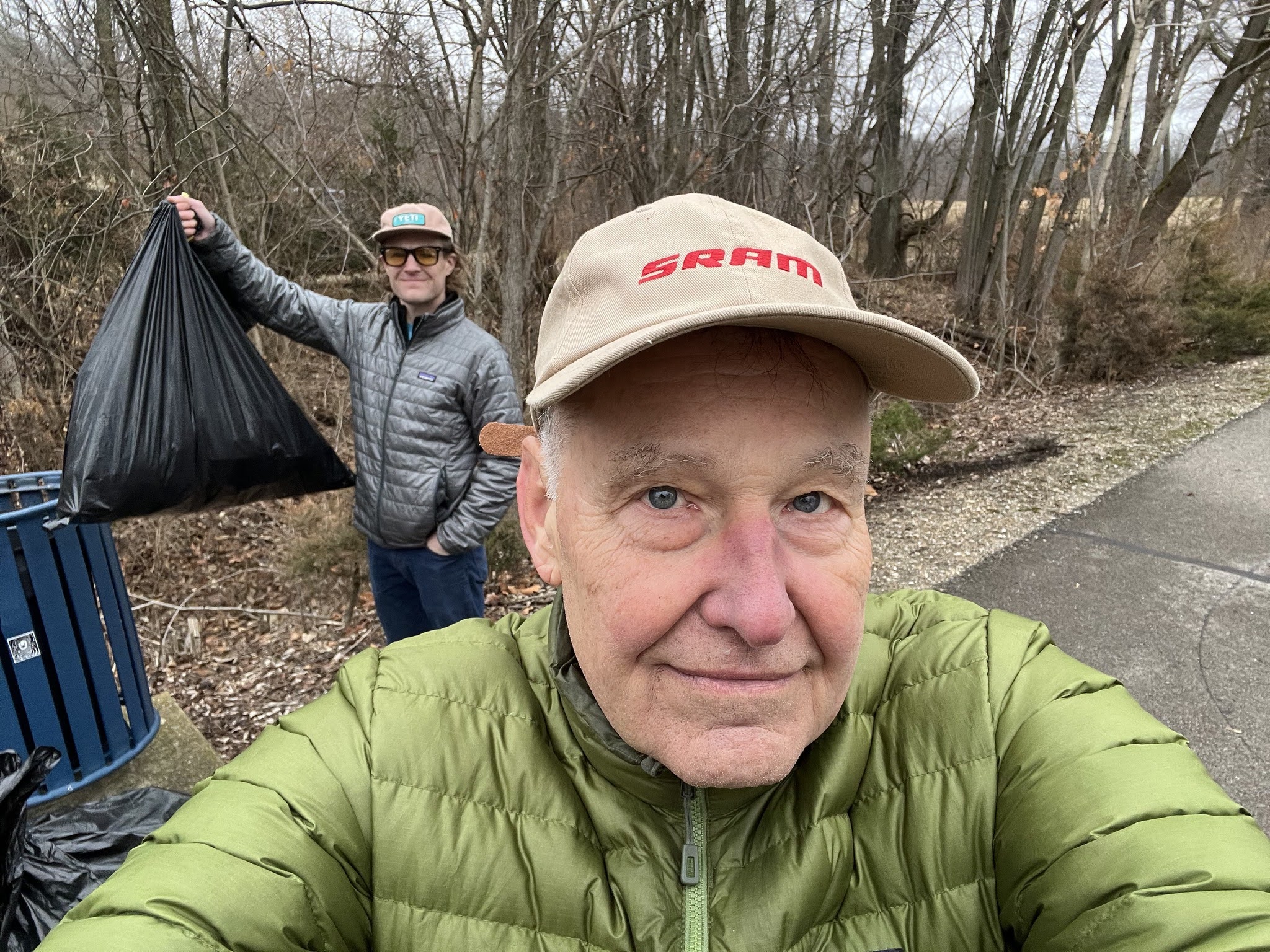 Volunteer crew on the Nickel Plate Trail
